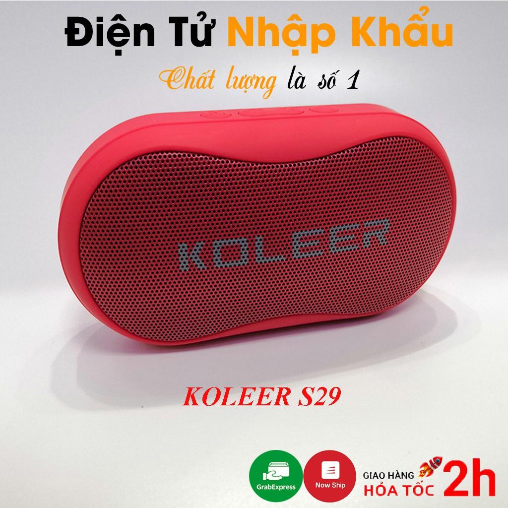 Loa Mini Bluetooth Cầm Tay Không Dây KOLEER S29 Âm Thanh Sống Động - Chất Lượng