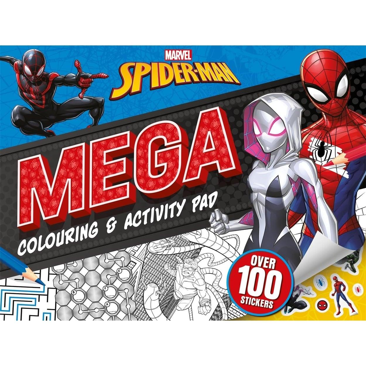 Sách Marvel Spider-Man: Mega Colouring &amp; Activity Pad