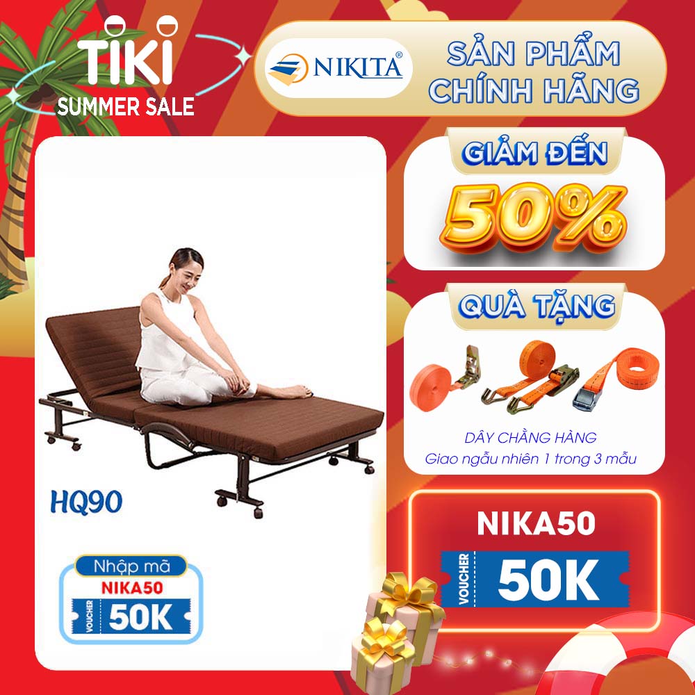 Giường gấp kiểu dáng hàn quốc Nikita NKT-HQ90