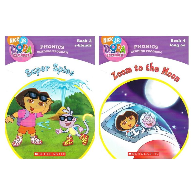 [Hàng thanh lý miễn đổi trả] Dora The Explorer Phonics Boxset #2 With Cd