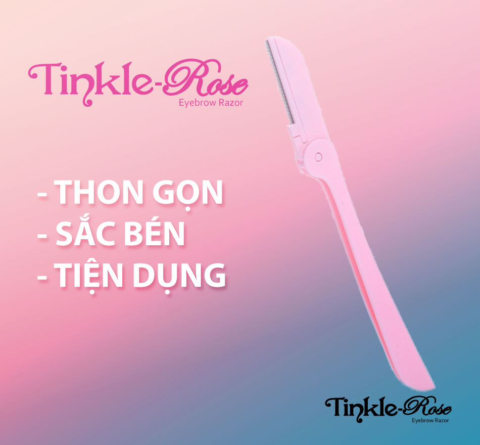 03 dao cạo chân mày Tinkle Rose (màu bất kỳ)