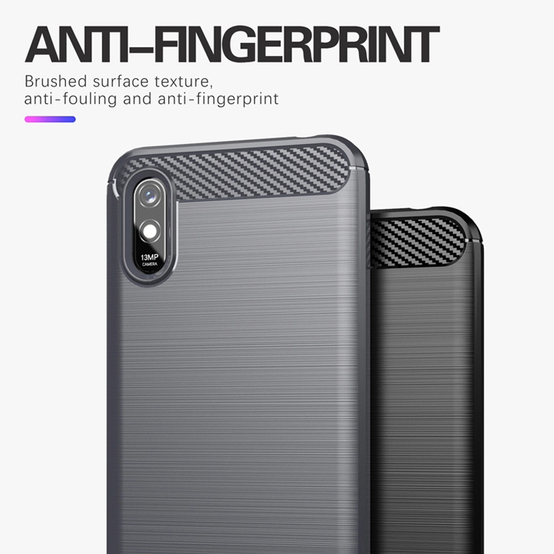 Ốp lưng chống sốc vân kim loại cho Xiaomi Redmi 9A hiệu Likgus - hàng nhập khẩu