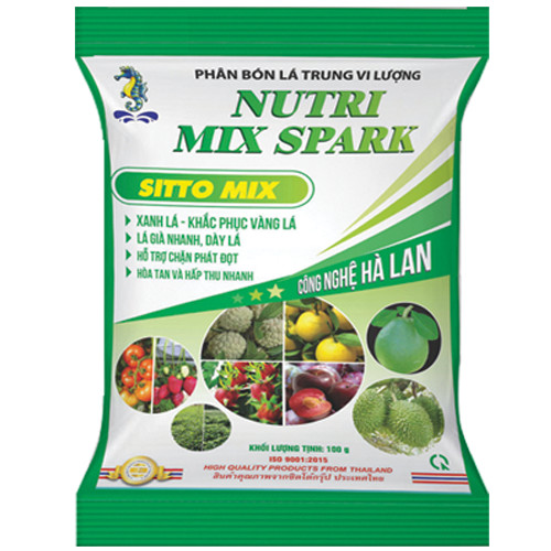 Phân bón lá trung vi lượng Sitto Mix gói 100g