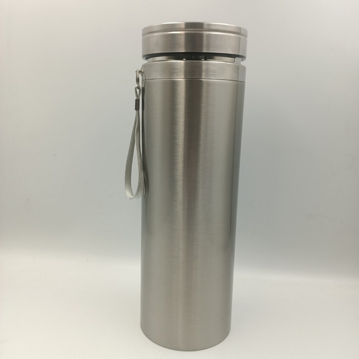 Bình Giữ Nhiệt Inox 304 3 Lớp  1500ml Màu Bạc Siêu To Giữ Nhiệt Từ 6 Đến 8 Giờ