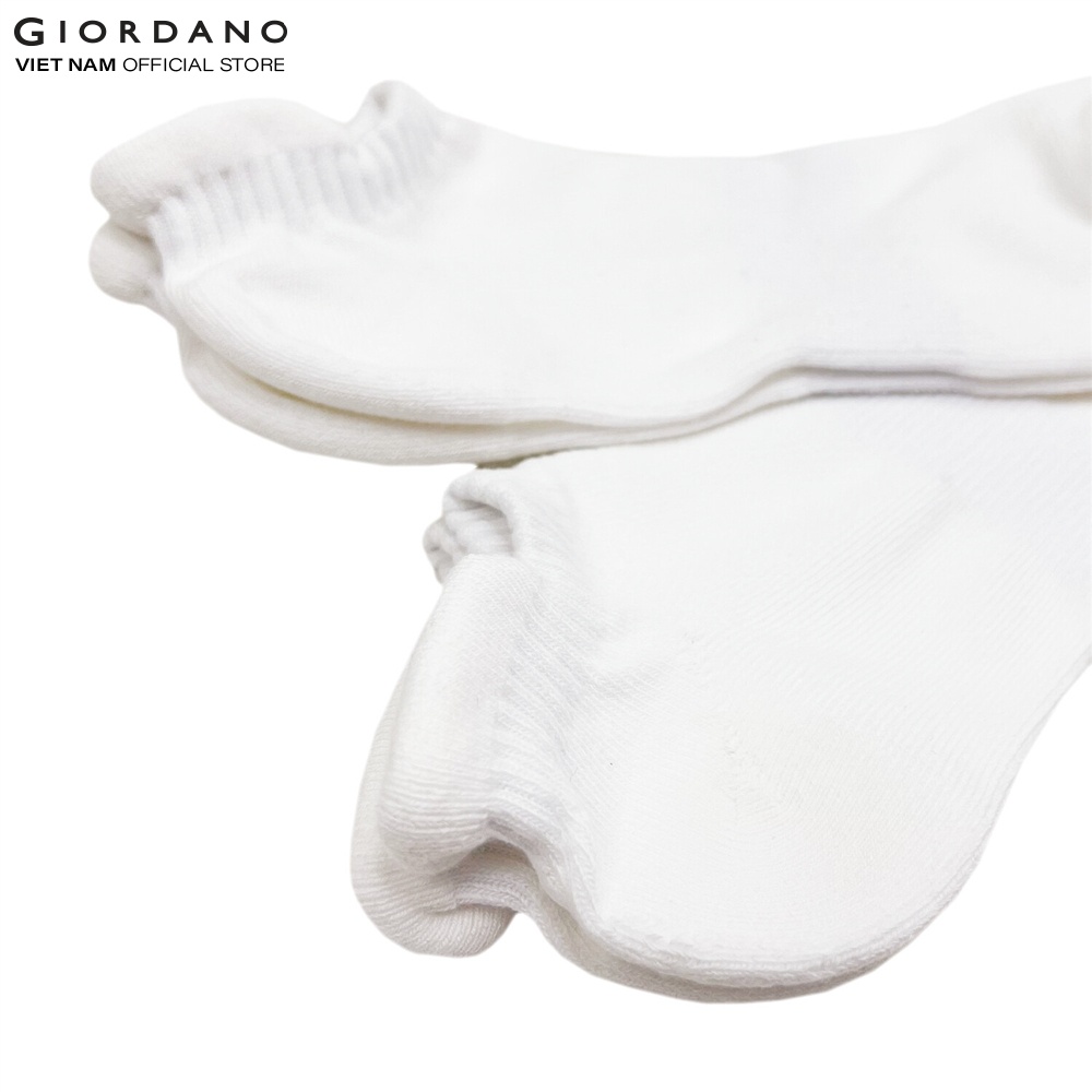 Combo 2 Đôi Vớ Thể Thao Unisex Cotton Socks Giordano 01152018