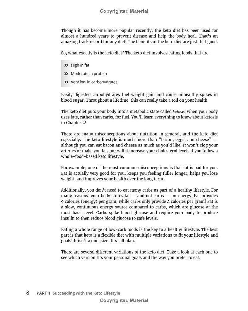 Sách ngoại văn: Keto Cookbook For Dummies