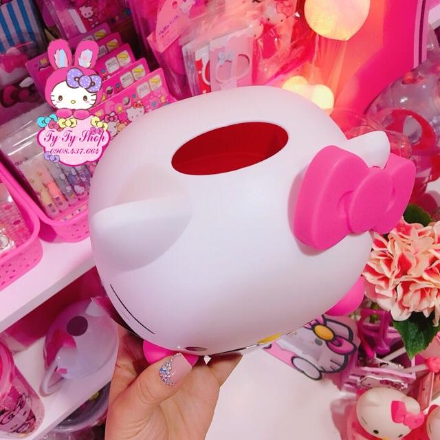 Hộp đựng khăn giấy hello kitty