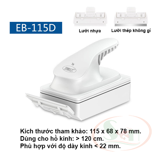 Cọ bể nam châm Sunsun EB 085, 095, 105, 115, 095D, 115D kèm lưỡi dao vệ sinh rêu tảo bể cá tép thủy sinh