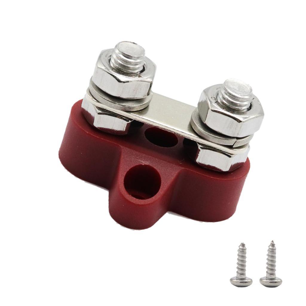 2X Bar Terminal Block - M8 Power Distribution Block for Truck
