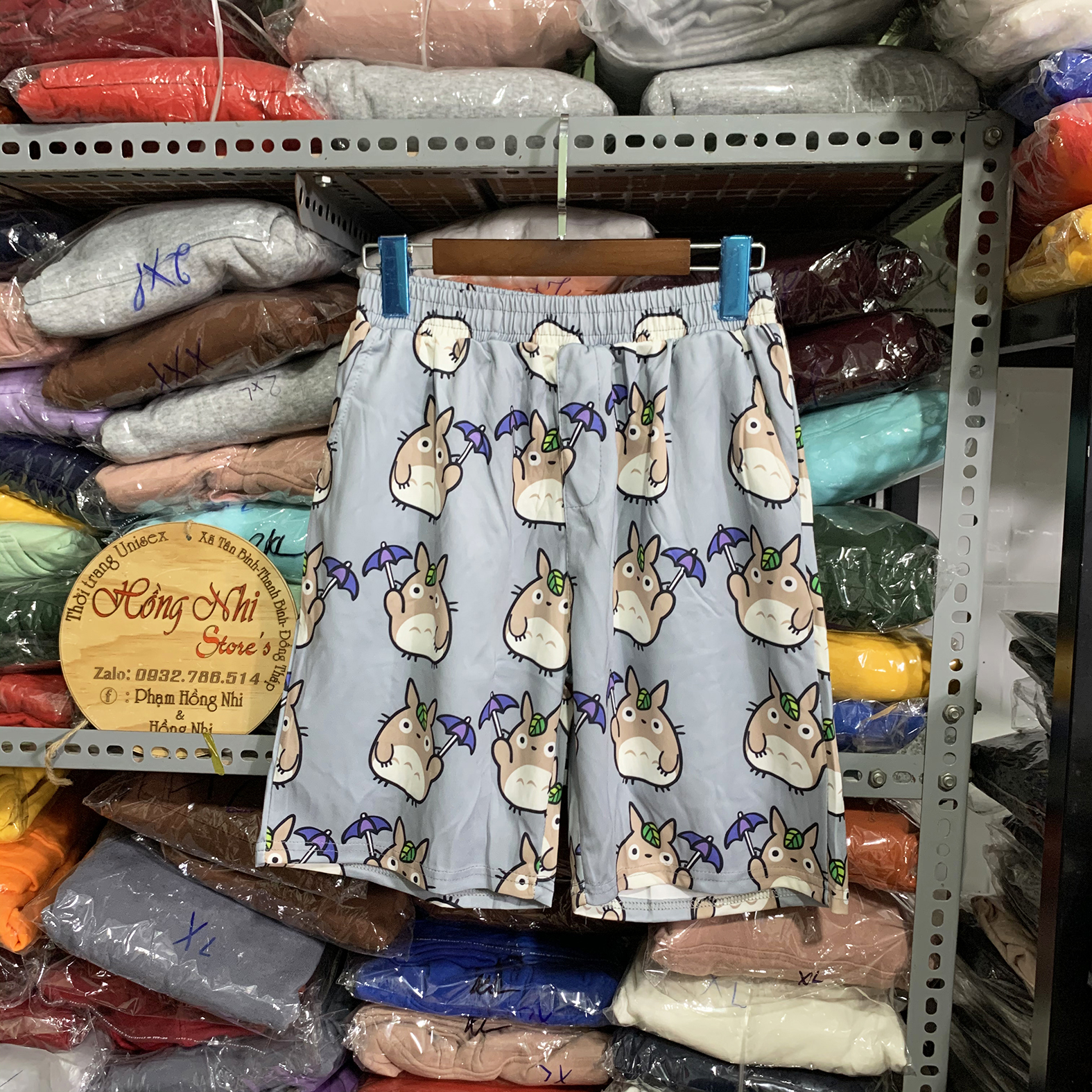 Quần Short Cartoon Unisex Hình Thỏ - Quần Đùi Hoạt Hình Siêu Cute - MM