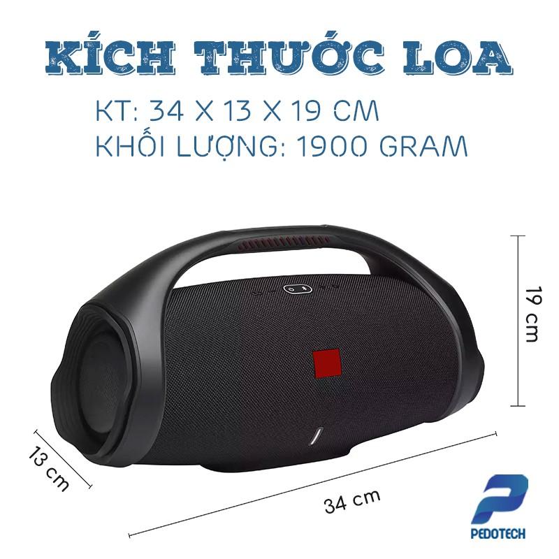 Loa bluetooth Boombox Pedotech Công suất 30W Nghe nhạc 5-6h BASS CĂNG,loa blutooth ÂM THANH SỐNG ĐỘNG cho Vinahouse, EDM