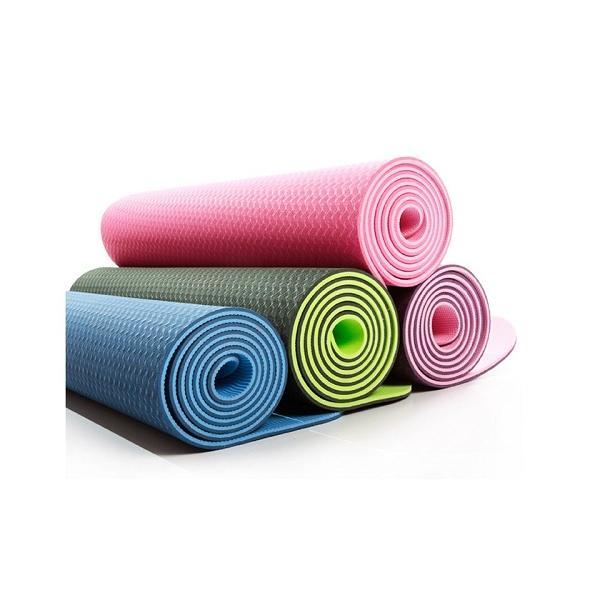 Thảm Mút Cao Su Tập Yoga - Giao Màu Ngẫu Nhiên - Vận Chuyển Miễn Phí Toàn Quốc