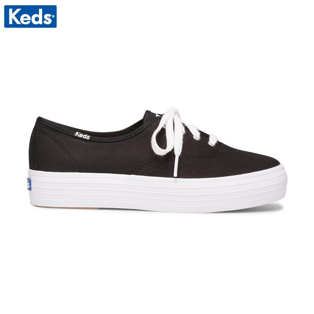 Giày Thể Thao Nữ Keds, Triple Canvas Black - KD057298