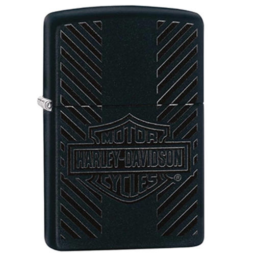 Bật Lửa Zippo 49174 – Zippo Harley-Davidson Classic Logo Black Matte