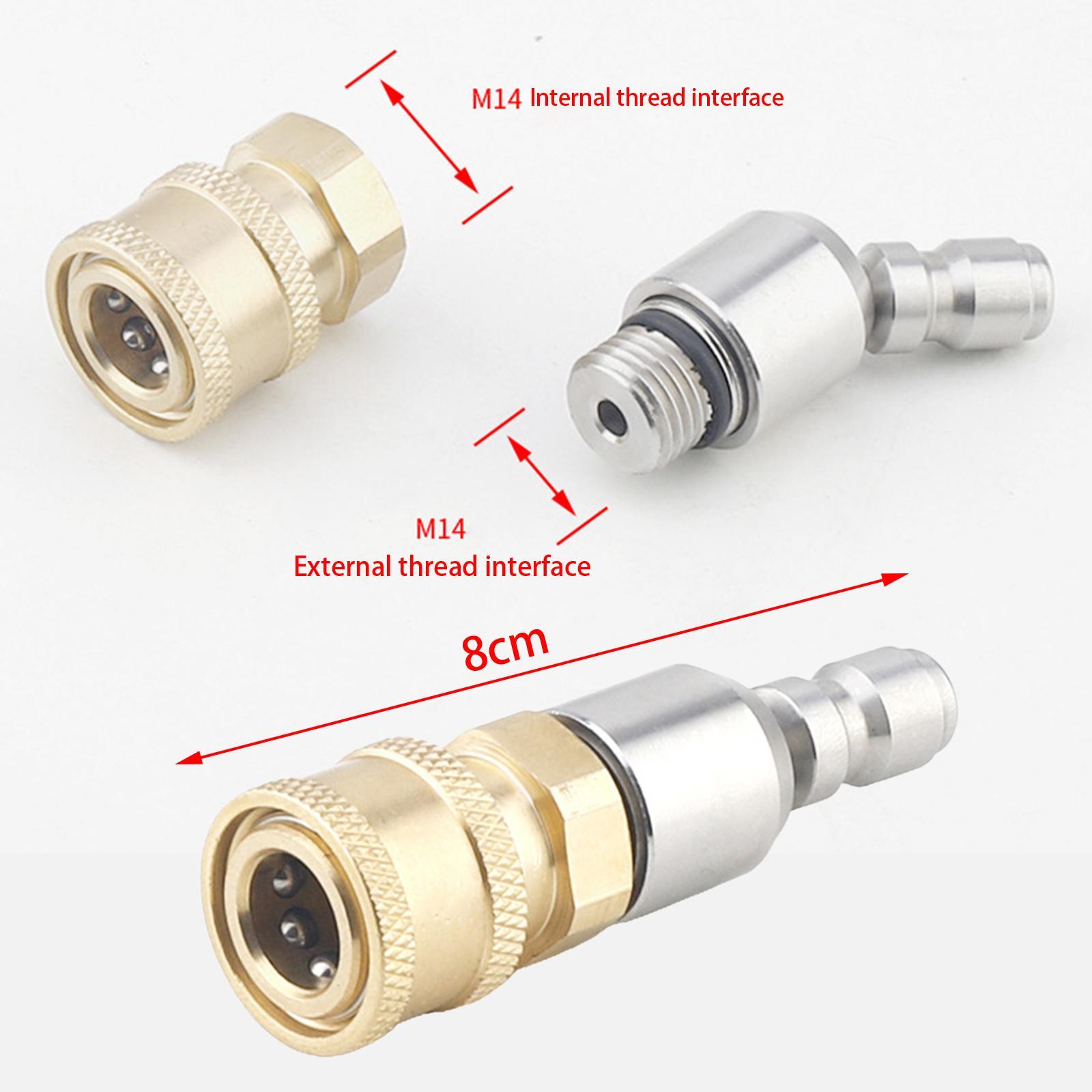 1/4” Pressure Washer Quick Connect Coupler, Female Quick Connect Fittings Pressure Washer Adapters