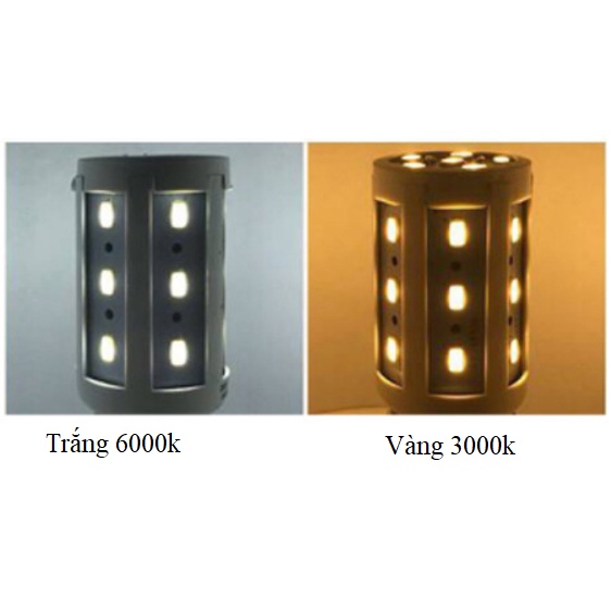 Bóng Đèn Led Bắp Ngô 20W E27 Ánh Sáng Trắng/Vàng, Đèn Chiếu Sáng Nhà Cửa Hàng Chính Hãng