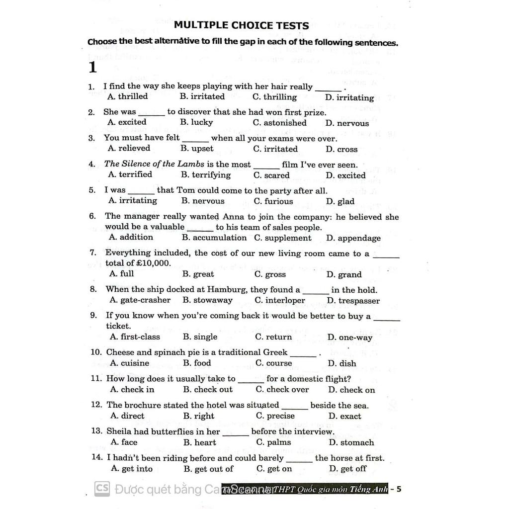 Sách-Tài Liệu Ôn Thi Trung Học Phổ Thông Môn Tiếng Anh (Vĩnh Bá) (HA)