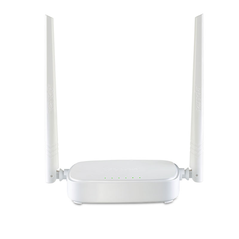 Bộ phát wifi không dây 2 râu kích sóng repeater Wireless Router N301 chuẩn 300Mbps Tenda hàng chính hãng