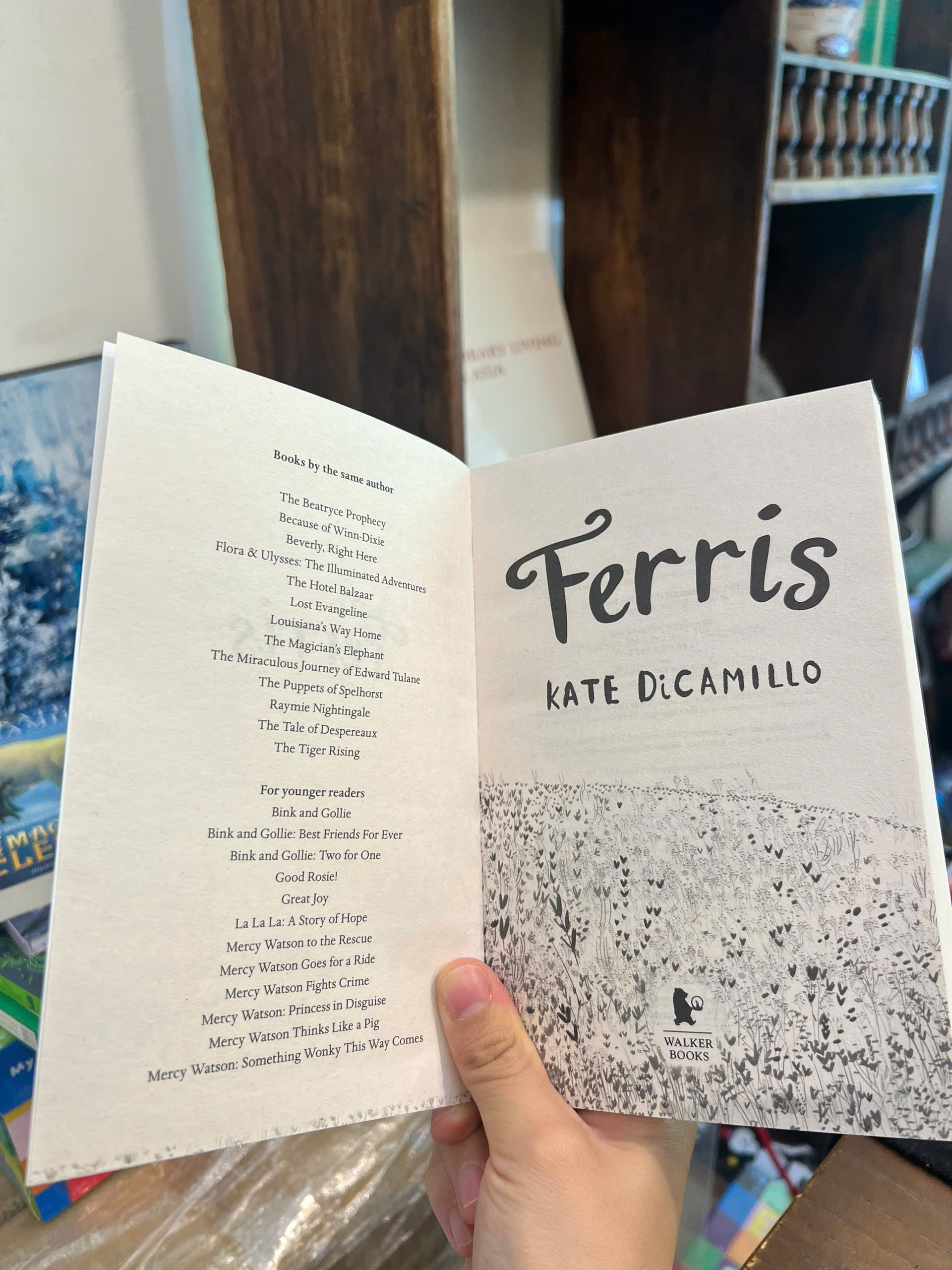 Sách - Ferris by Kate DiCamillo (Author of Because of Winn-Dixie) | Childrens Fiction / Ngoại văn