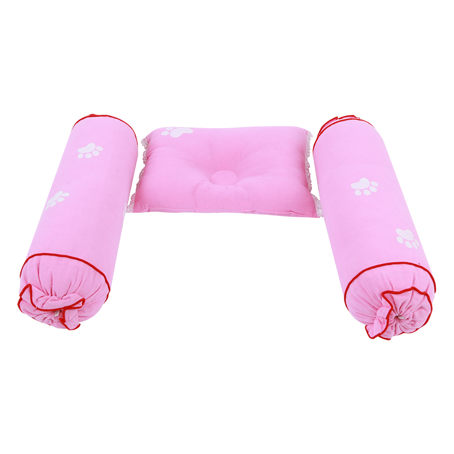 Bộ 3 cái Gối Đôi Chân Chó/ Chữ Nhật Baby Top ( Giao màu ngẫu nhiên)