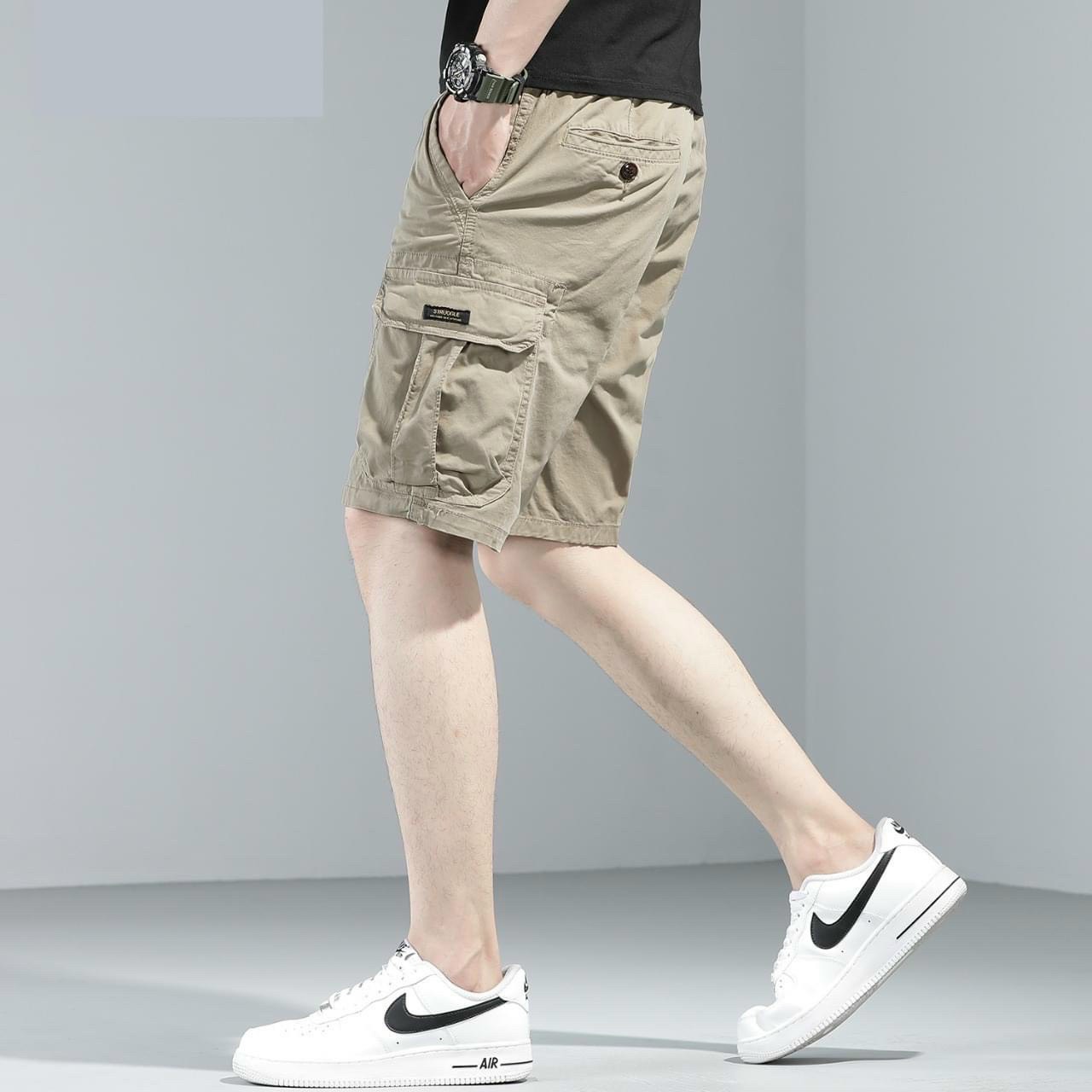 Quần short jogger nam thể thao Julido Store, quần sọt túi hộp chất kaki bo chân xu hướng mới nhất ALL123