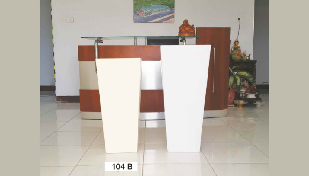 Chậu Composite Hình Trụ chữ nhật KGC-104 B