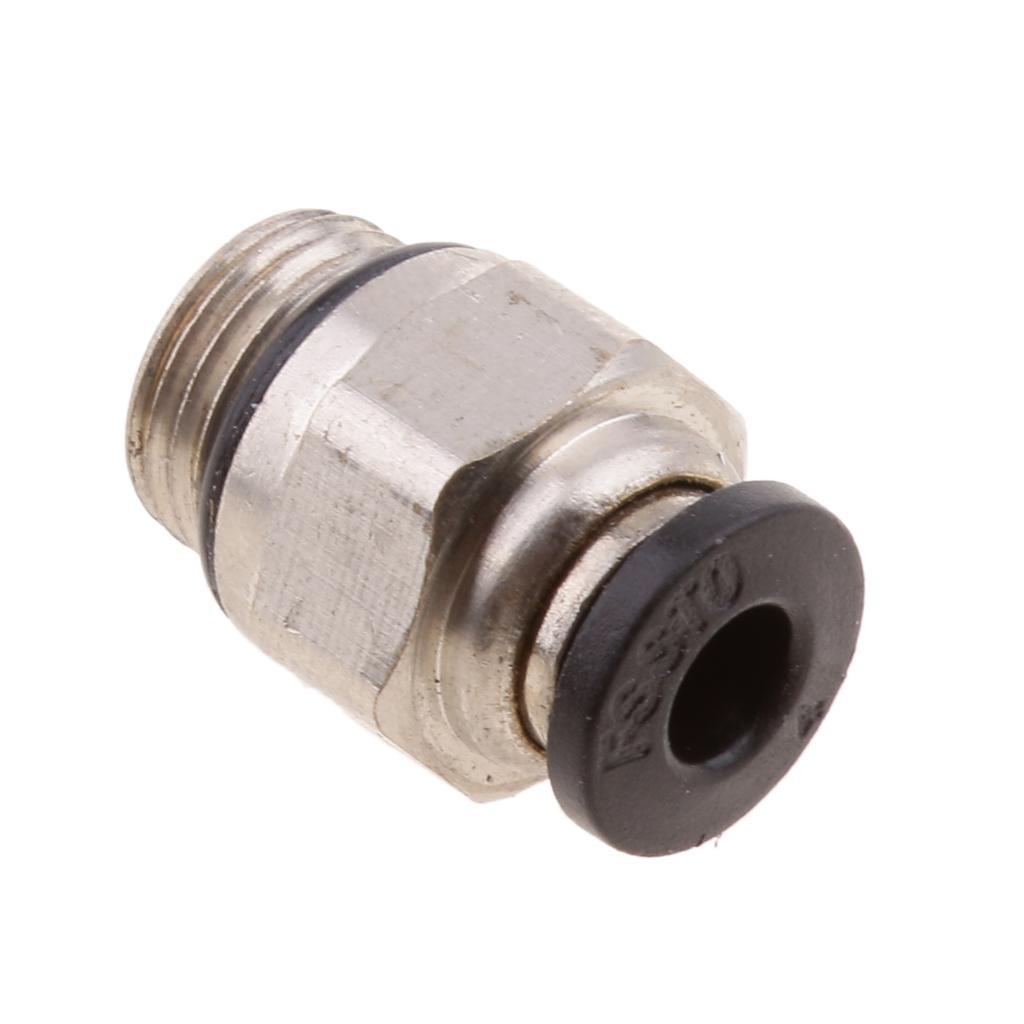 5 Pieces DPC-G-C4/C6/C8/C10 Air Water Hose Tube Straight Push In Pneumatic Fittings 4mm 6mm 8mm 10mm