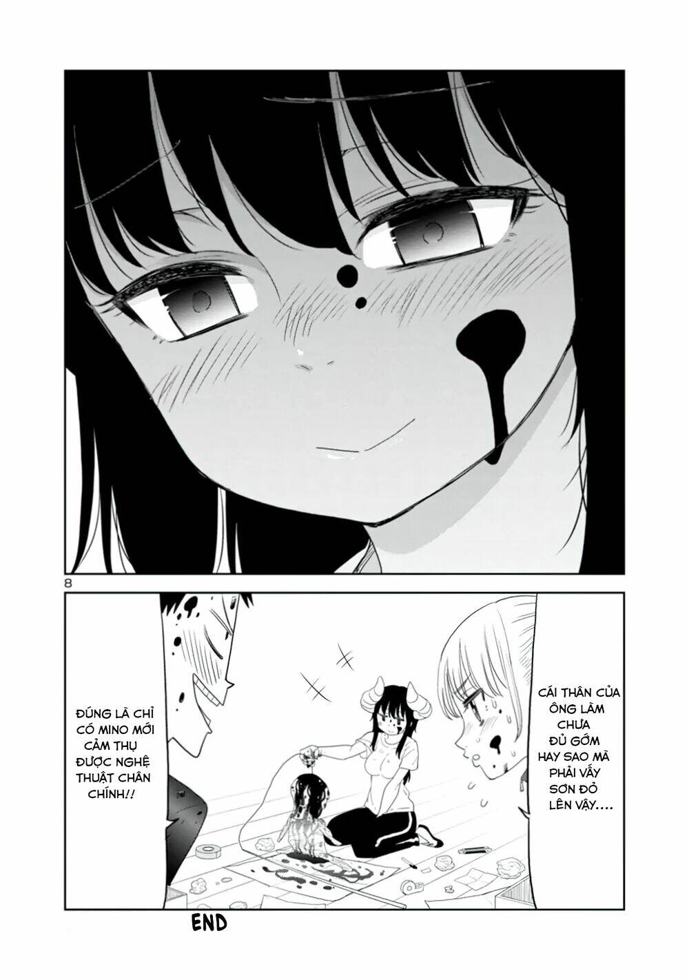 mình có thể chạm vào chỗ "ấy" của mino-san không? chapter 17 10