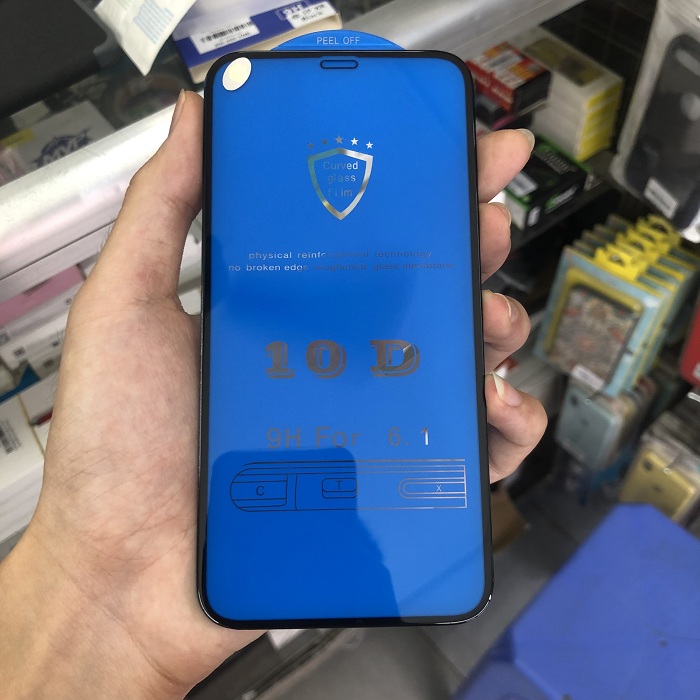 Tấm dán kính cường lực full màn hình 10D dành cho iPhone XR