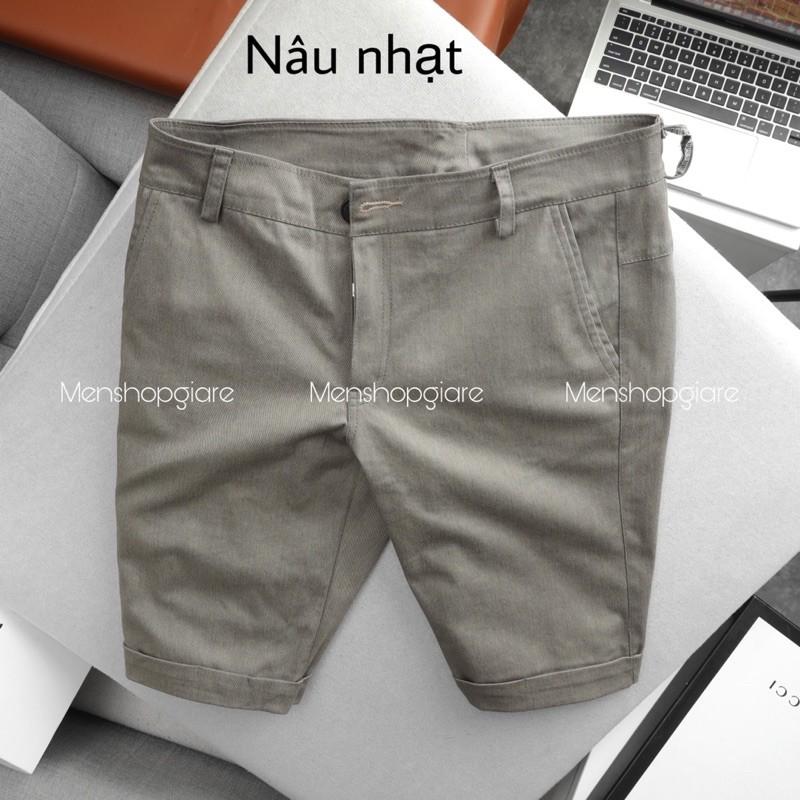 QUẦN SHORT NAM KAKI CO GIÃN