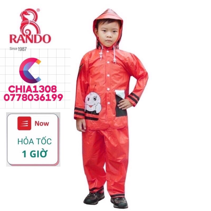 ÁO MƯA BỘ TRẺ EM CAO CẤP RANDO