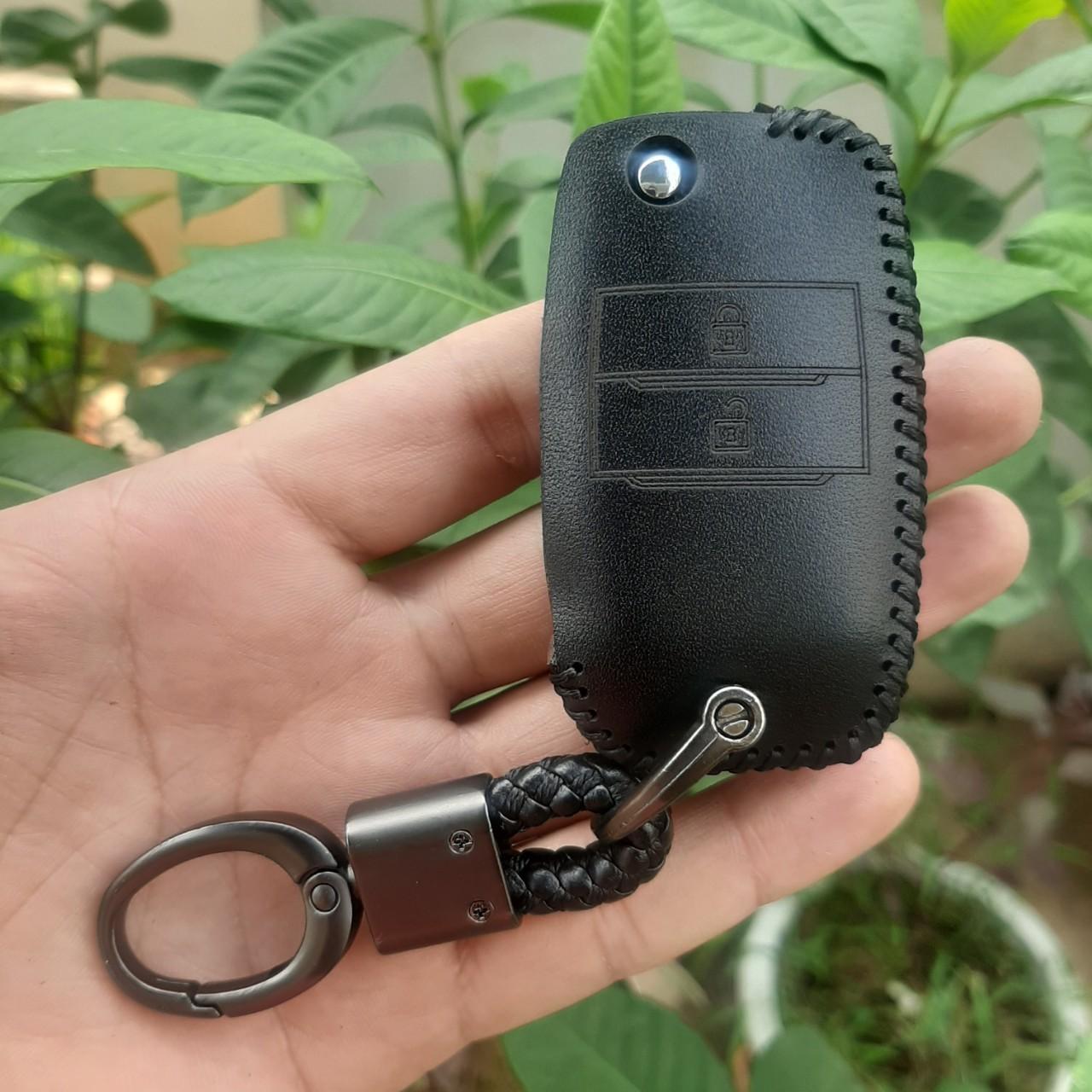 Bao Da Chìa Khóa KIA . Da Bò THẬT, Khắc Tên + Số ĐT