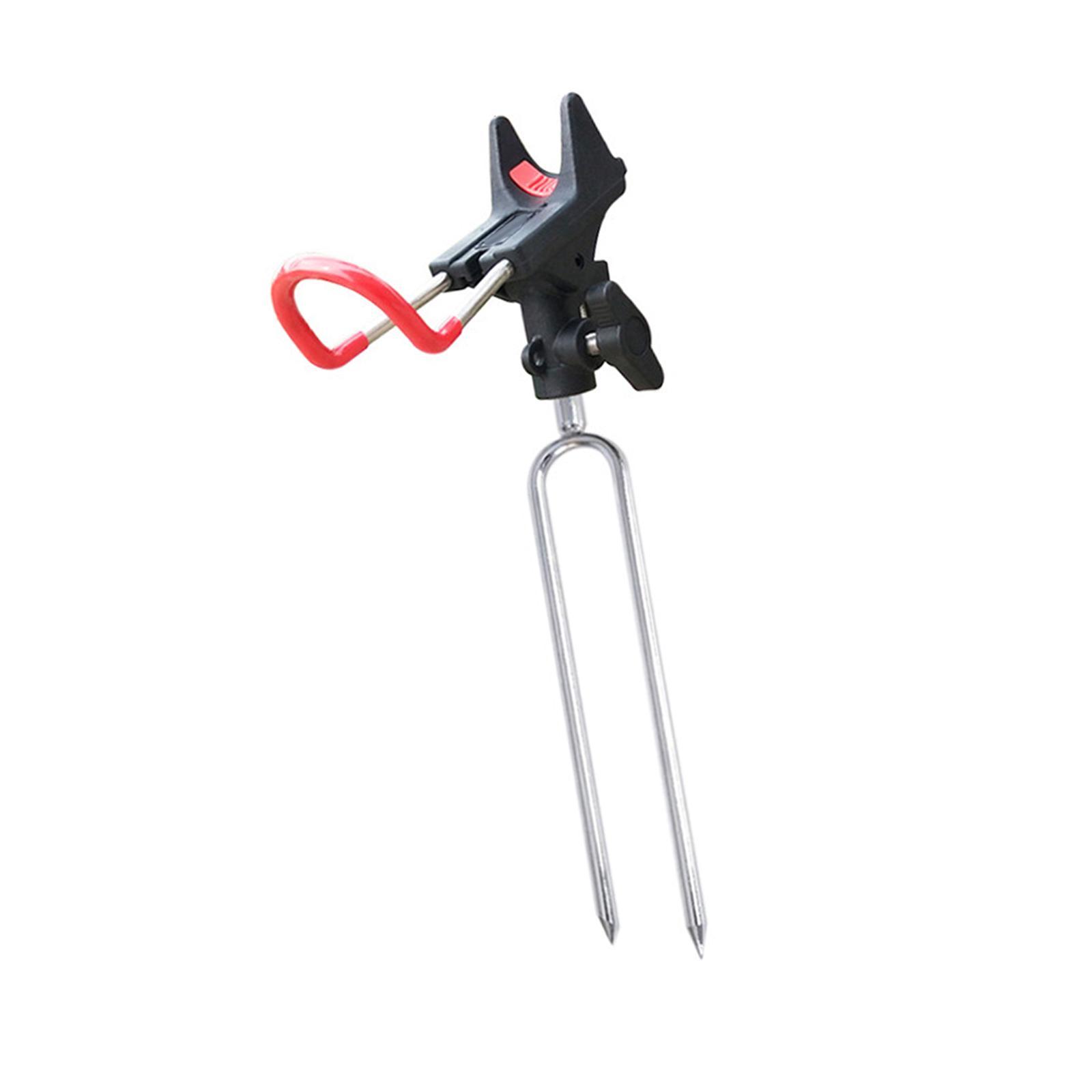 Fishing Rod Holder Support, Fishing Pole Holder, Rod Pole Holder, Portable Bracket Fishing Rod Stand for Lake Beach River Birthday Gift