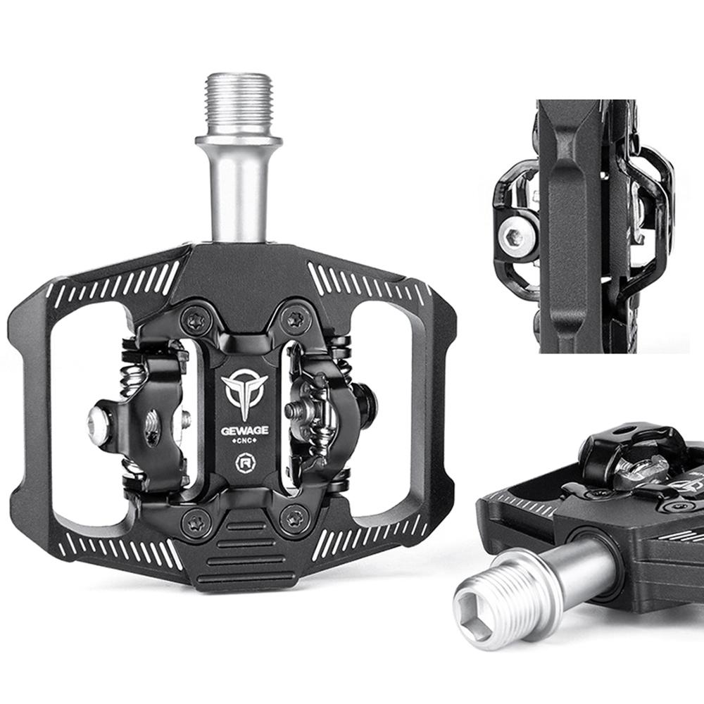Bàn Đạp Thay Thế Xe Đạp Leo Núi Spd Kẹp Hai Mặt Mtb Có Miếng Lót Gewage