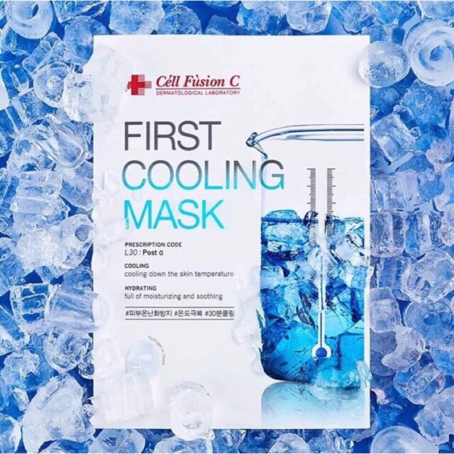 Mặt Nạ Cấp Ẩm Và Làm Dịu Da Khẩn Cấp Cell Fusion C First Cooling Mask (27g x 1 miếng)