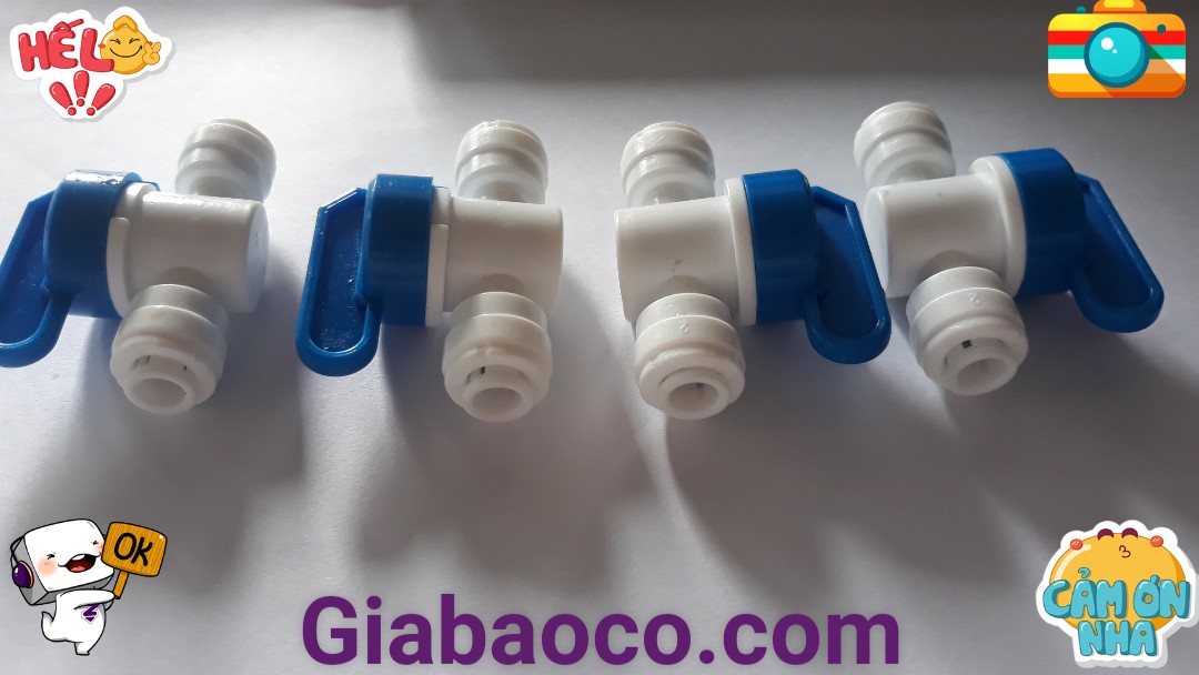 Van Xả Tay Máy Lọc Nước RO Dây 6mm