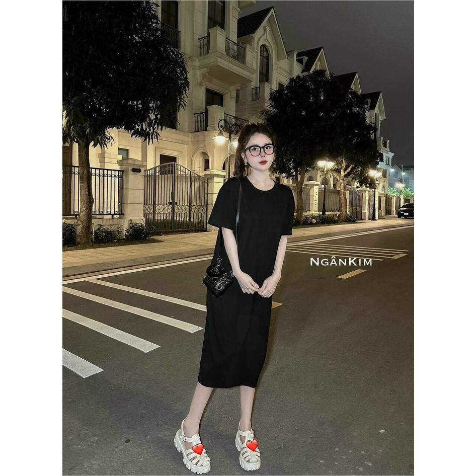 ĐẦM BABYDOLL SUÔNG CỔ TRÒN TAY NGẮN KHOÉT LƯNG CÓ PHỐI XÍCH CỰC TRẺ TRUNG VÀ NĂNG ĐỘNG