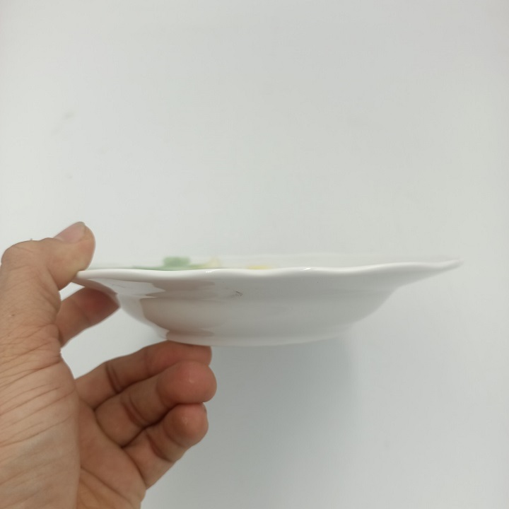 Đĩa Sứ Hoa Vàng Hàng Nhập Khẩu Cao Cấp