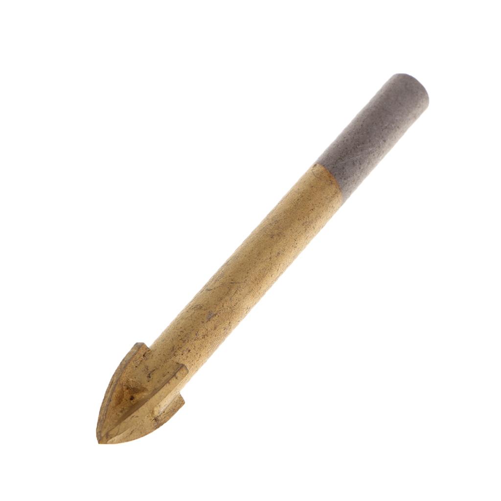 Carbide Cross Spear Head Glass Marble Tile Thread Drill Bits