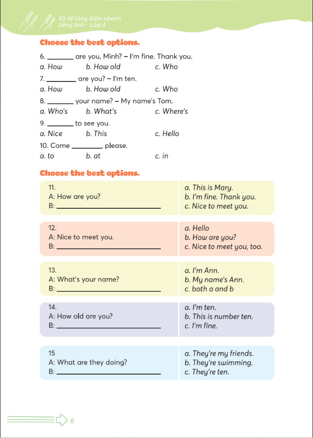 50 Đề tăng nhanh điểm Tiếng Anh lớp 4