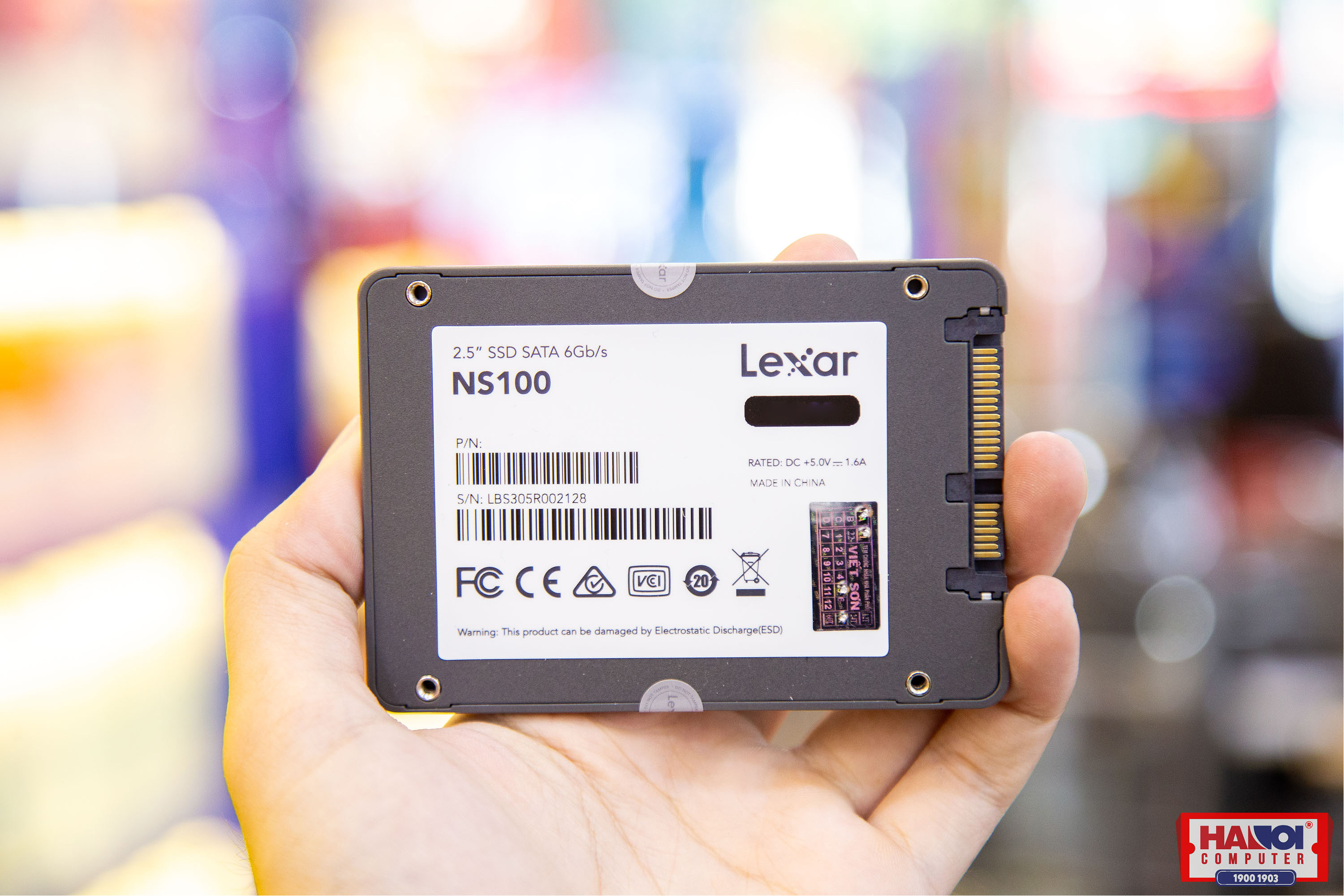 Ổ cứng SSD Lexar NS100 128GB Sata3 2.5 inch (Đoc 520MB/s - Ghi 450MB/s) - (LNS100-128RB) - Hàng chính hãng