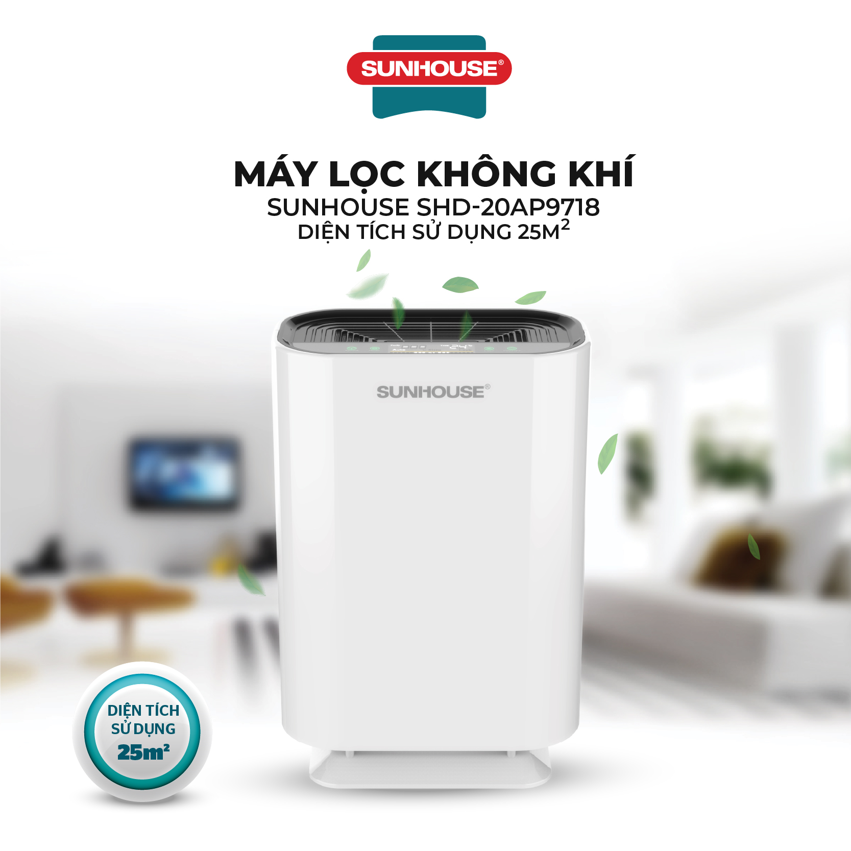 Máy Lọc Không Khí Sunhouse SHD-20AP9718 - Hàng Chính Hãng