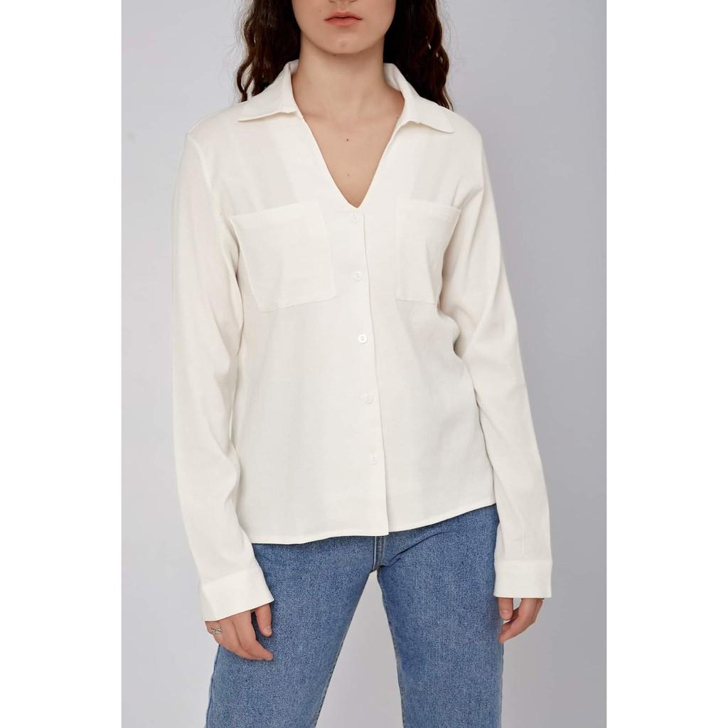 Áo V-neck Long Sleeves Shirt