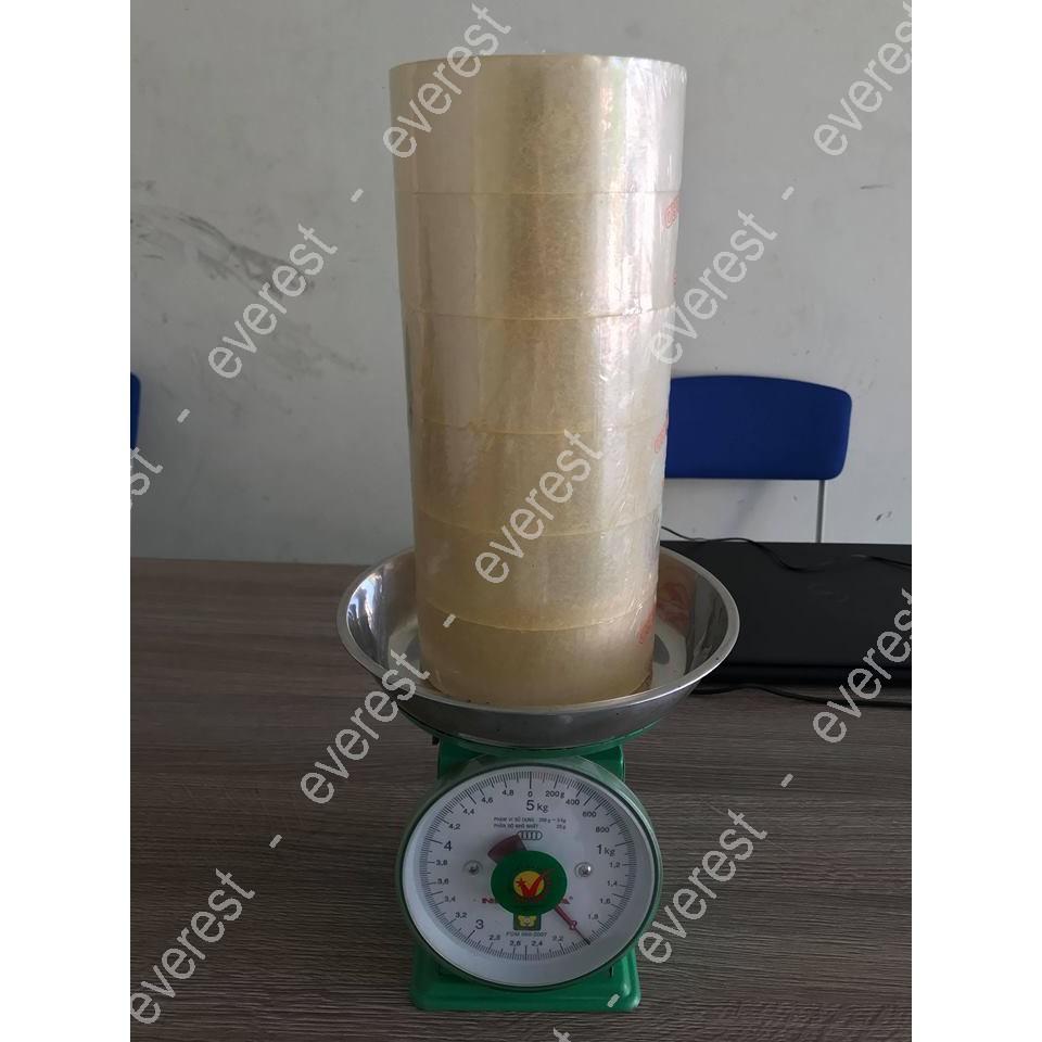 Băng keo dán thùng 200 yard 1 lốc 6 cuộn