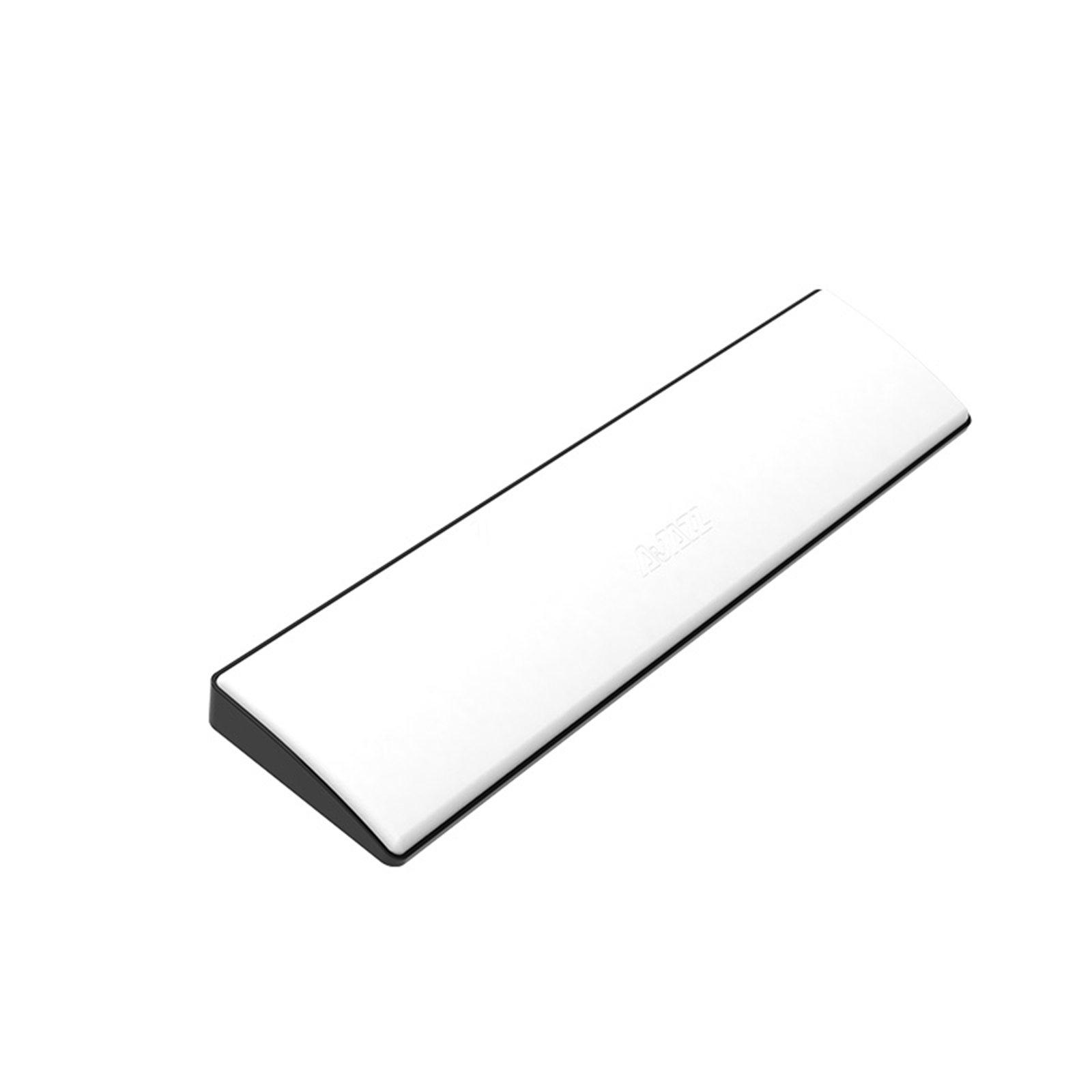 Keyboard Wrist Pad Anti-Skid PU Leather for Desktop PC 61keys white