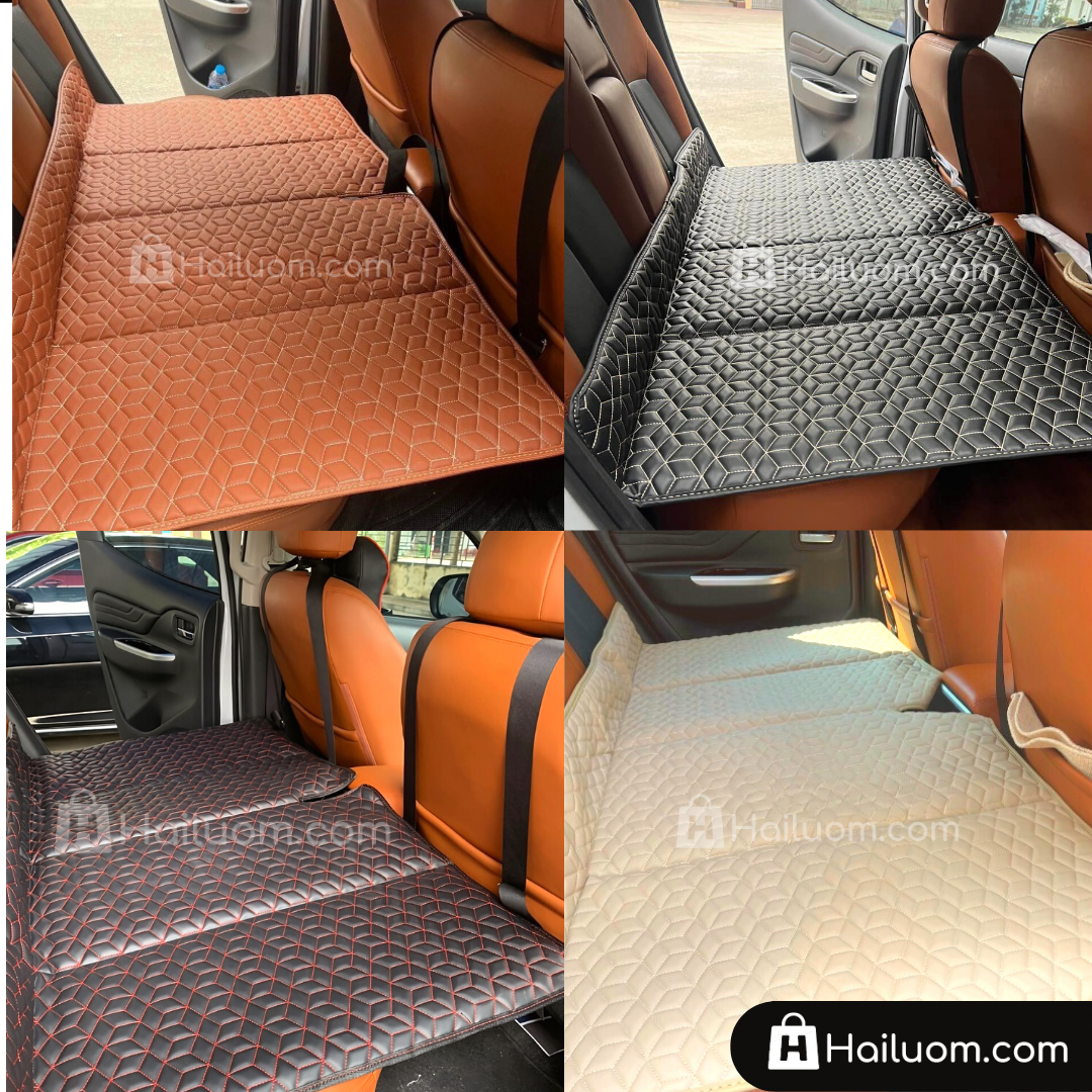 Đệm Nằm ô tô KIA SPORTAGE - Thiết kế 4 Khay Dọc Trợ Lực - Đệm không bơm như đệm hơi ô tô
