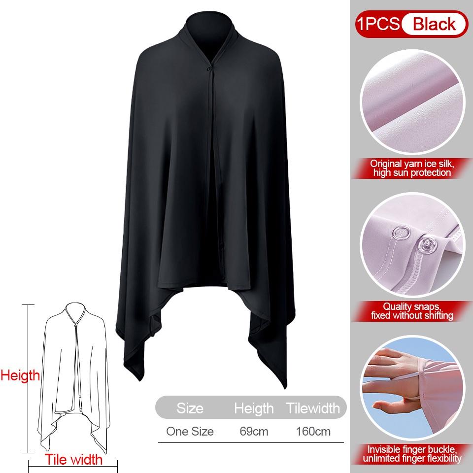 Găng Tay Chống Nắng Bằng Lụa Lạnh Thoáng Khí Bảo Vệ Cánh Tay Chống Tia UV Thời Trang Dành Cho Bạn Nữ Mặc Khi Lái Xe Thể Thao