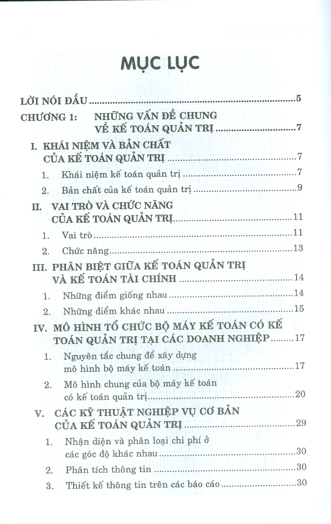 Giáo Trình Môn Học Kế Toán Quản Trị