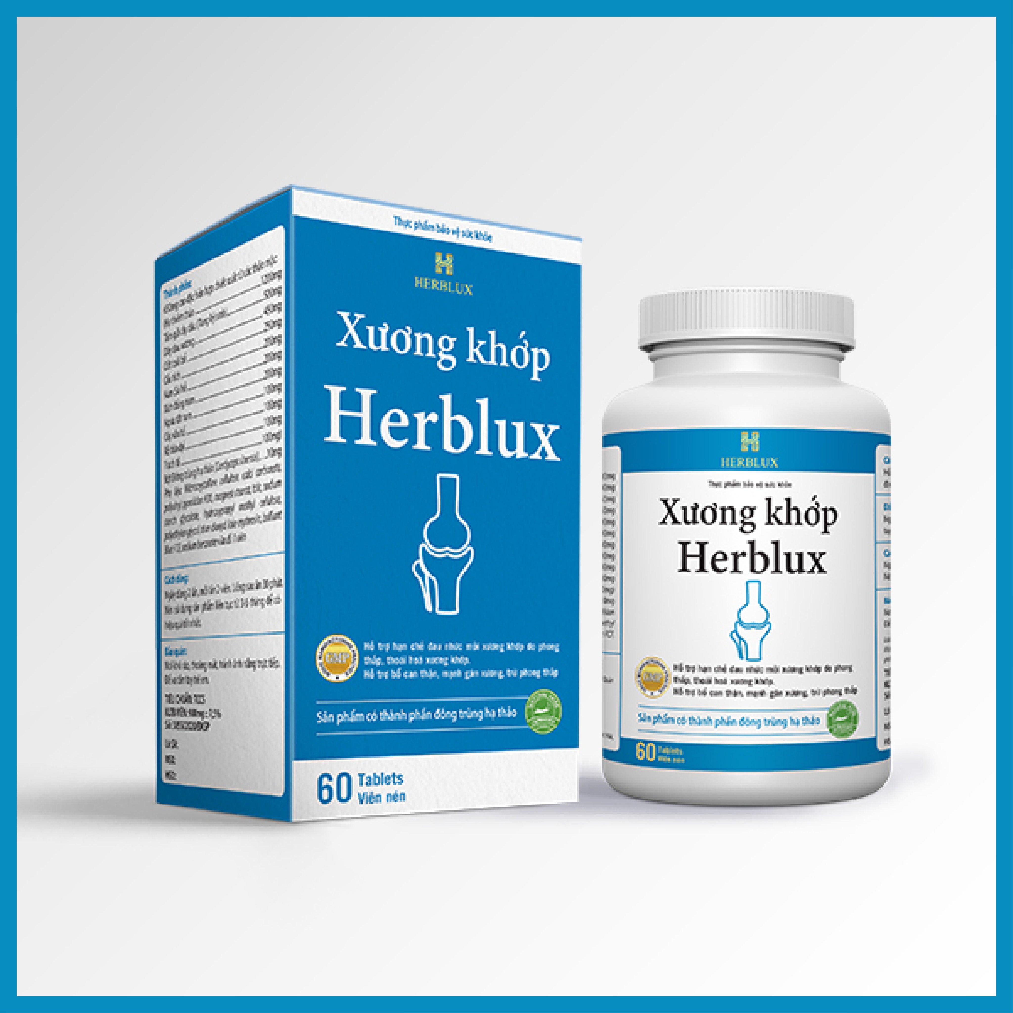 Viên uống Xương khớp herblux giảm đau nhức thoái hóa, trừ phong thấp