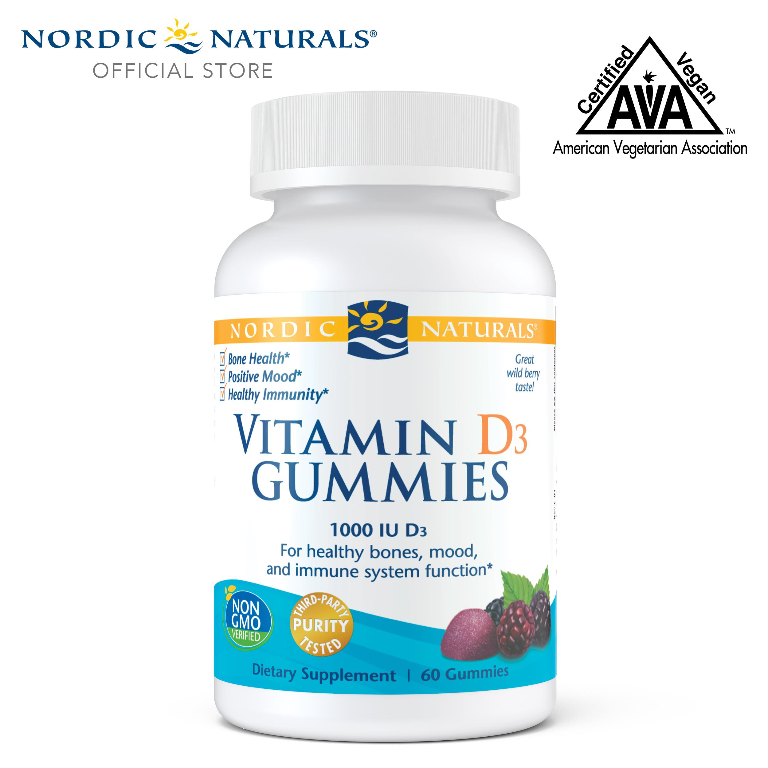 Viên Nhai Hương Trái Cây Bổ Sung Vitamin D3 Giúp Xương Chắc Khỏe, Sức Khỏe Dẻo Dai - 60 Viên